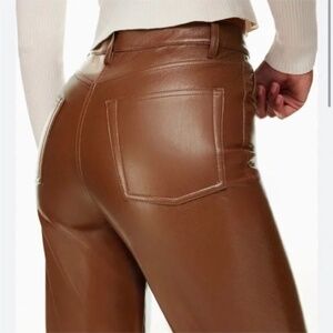 Faux Leather Pants